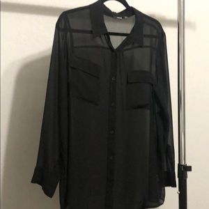 Black Button-Up